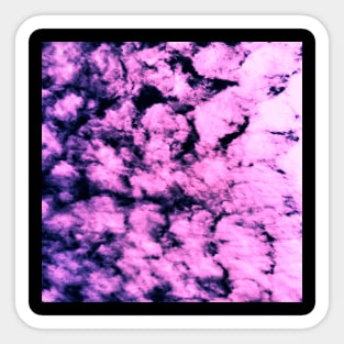 Pink Shaded Clouds Sticker